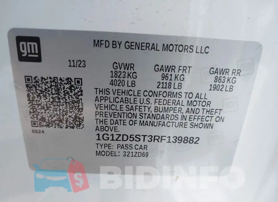 1G1ZD5ST3RF139882 Photo# 9