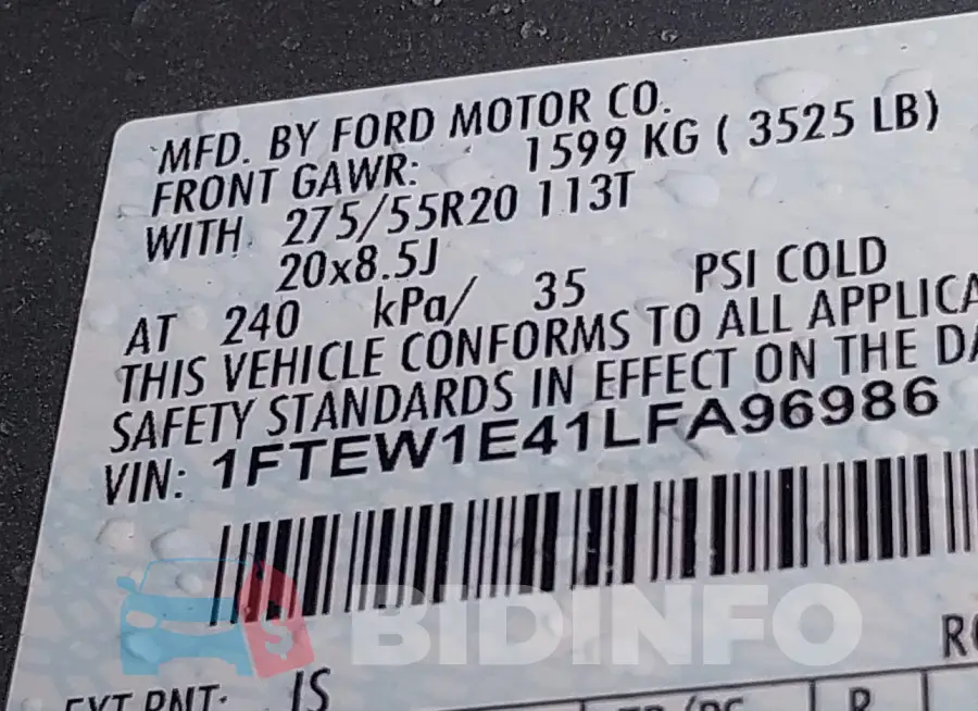 1FTEW1E41LFA96986 Photo# 9