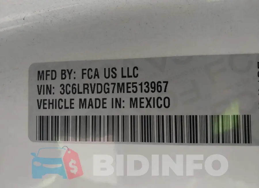 3C6LRVDG7ME513967 Photo# 9