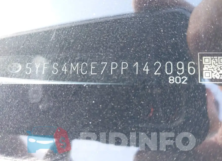 5YFS4MCE7PP142096 Photo# 9