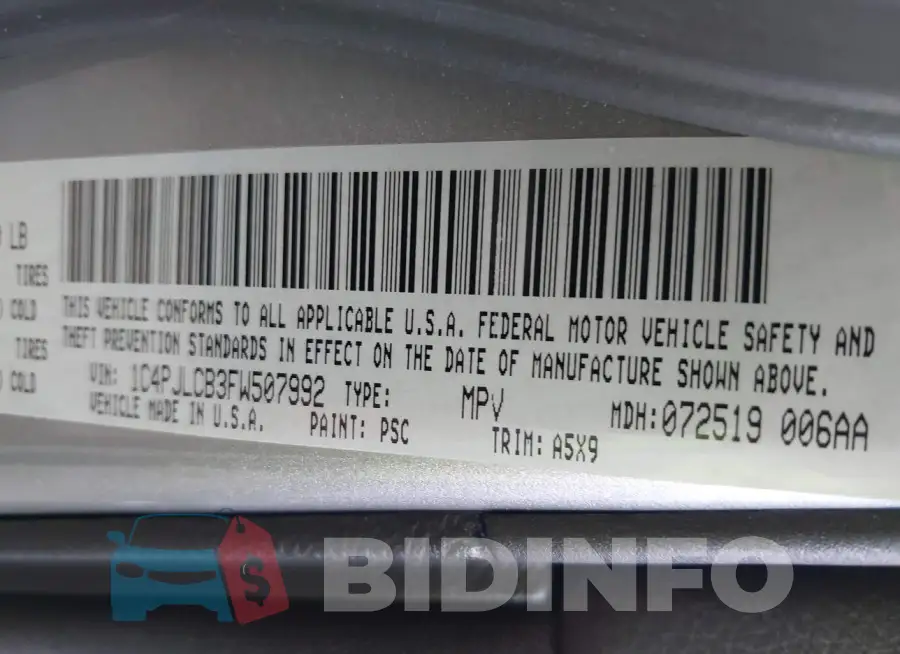 1C4PJLCB3FW507992 Photo# 9