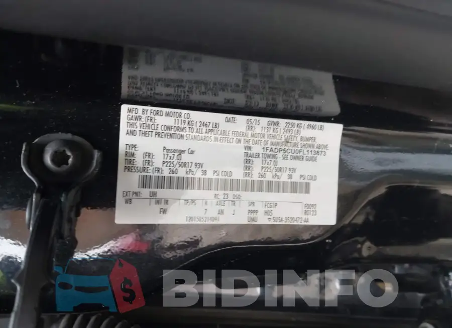 1FADP5CU0FL113873 Photo# 9
