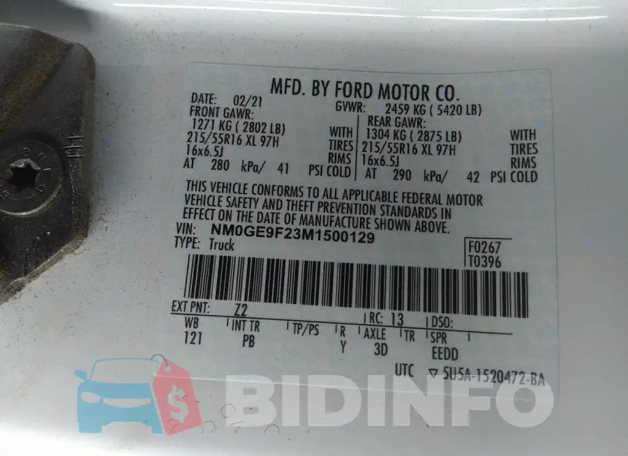 NM0GE9F23M1500129 Photo# 9