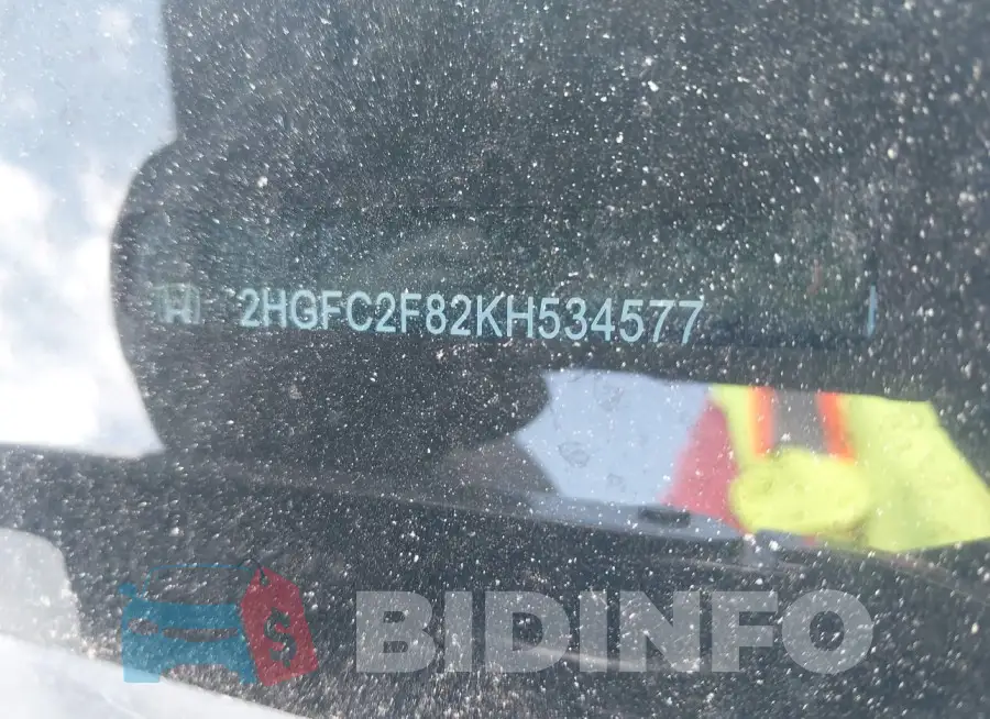 2HGFC2F82KH534577 Photo# 17