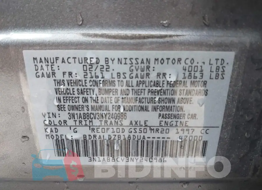 3N1AB8CV3NY240986 Photo# 9