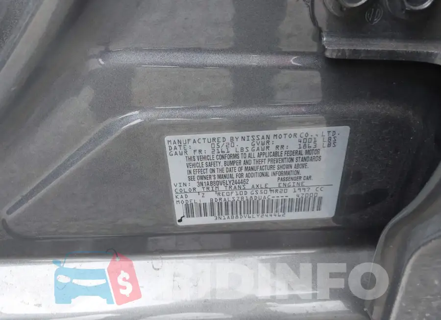 3N1AB8DV6LY244462 Photo# 9