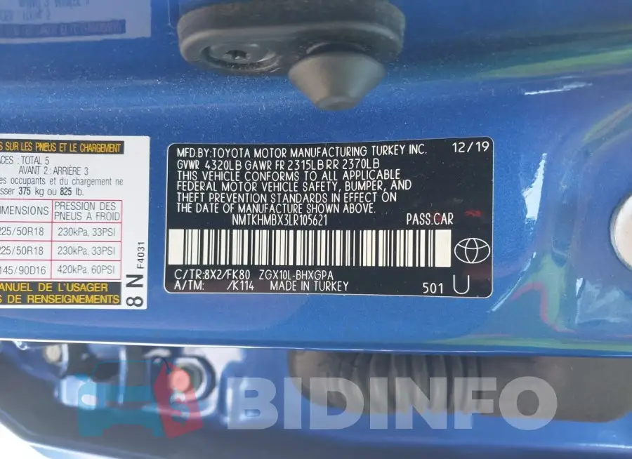 NMTKHMBX3LR105621 Photo# 9