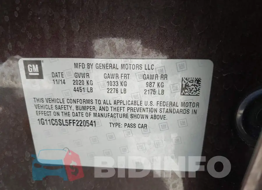 1G11C5SL5FF220541 Photo# 9