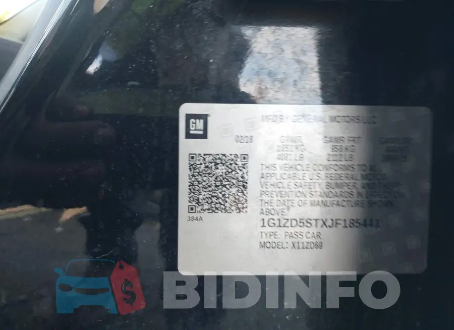 1G1ZD5STXJF185441 Photo# 9