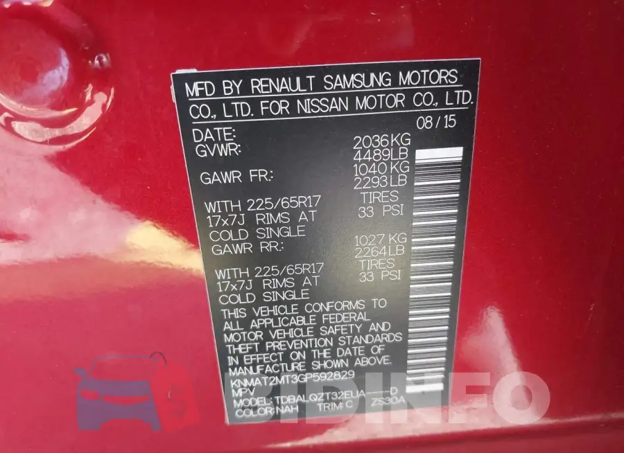 KNMAT2MT3GP592829 Photo# 9