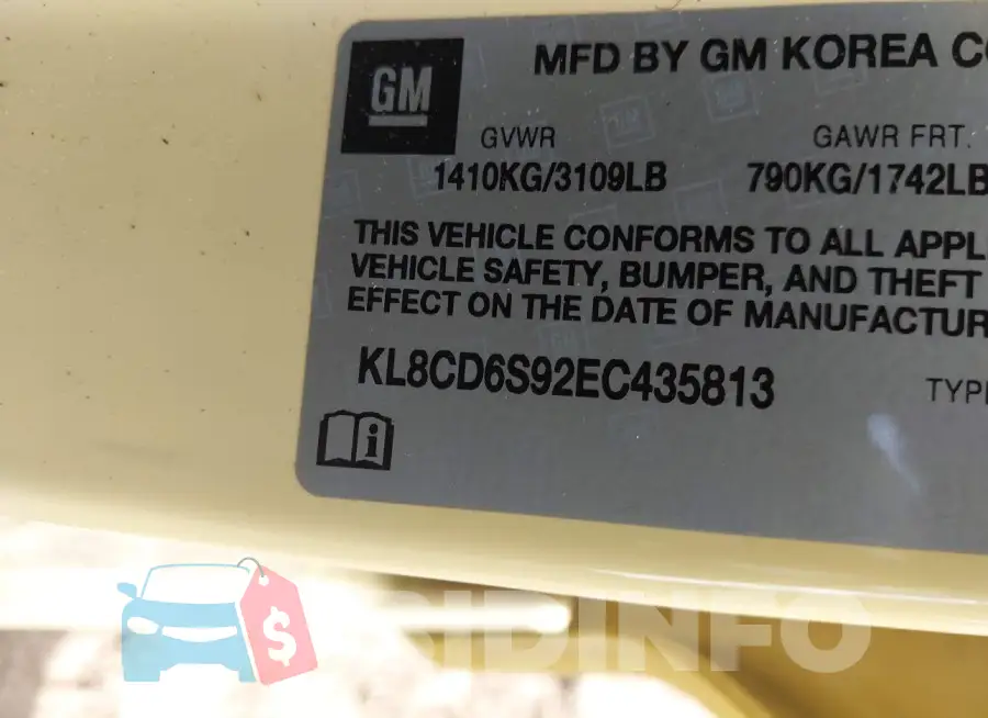 KL8CD6S92EC435813 Photo# 9