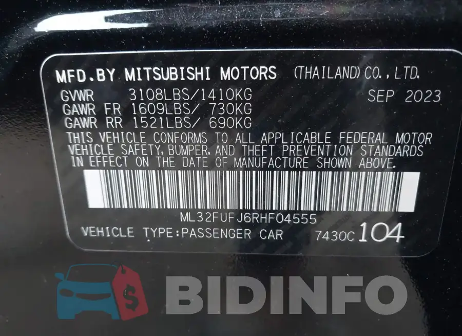 ML32FUFJ6RHF04555 Photo# 9