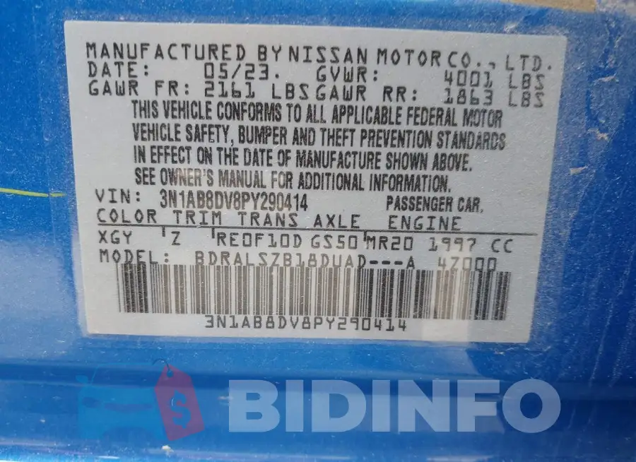 3N1AB8DV8PY290414 Photo# 9