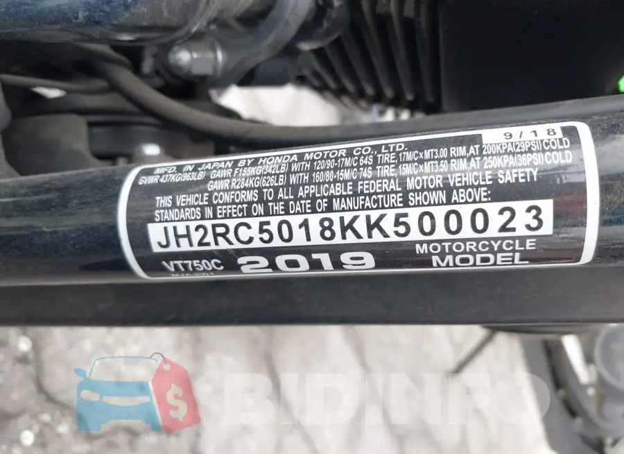 JH2RC5018KK500023 Photo# 10