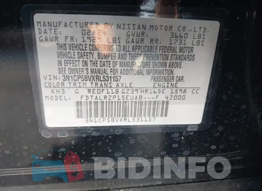 3N1CP5BVXRL531157 Photo# 9