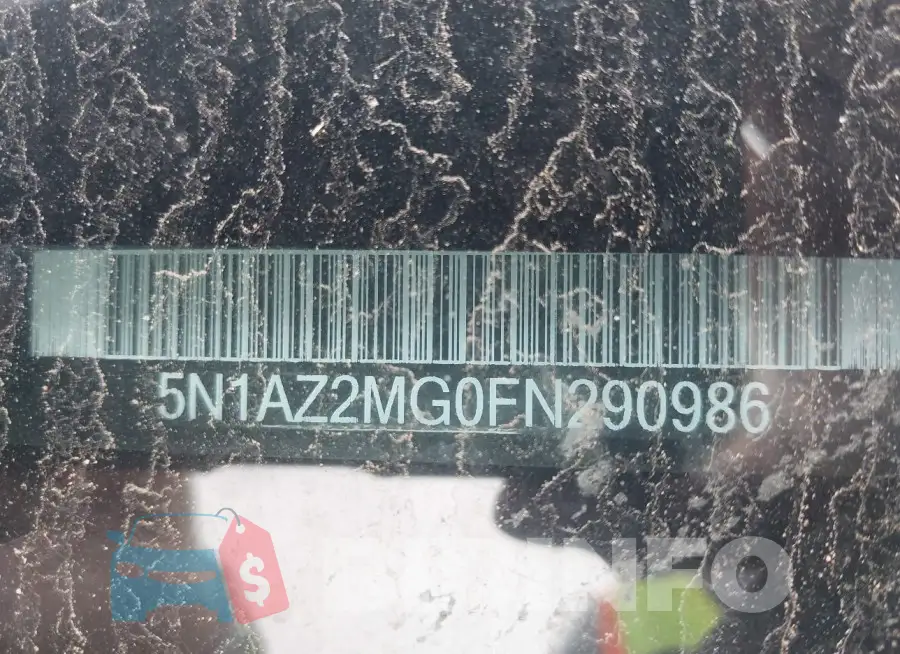 5N1AZ2MG0FN290986 Photo# 9