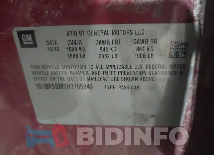 1G1BF5SM7H7165849 Photo# 9
