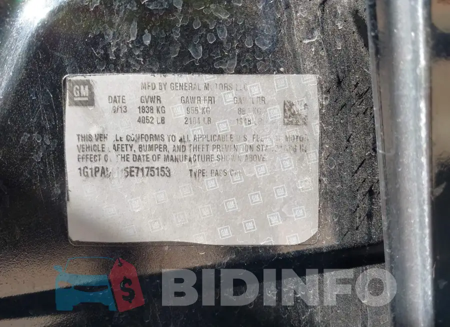 1G1PA5SH5E7175153 Photo# 9