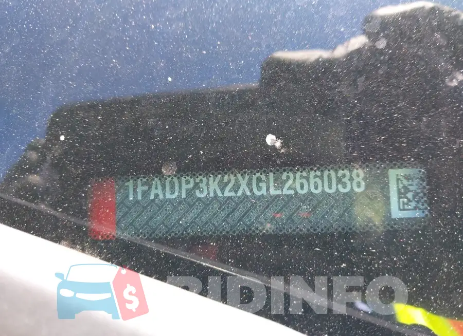1FADP3K2XGL266038 Photo# 9