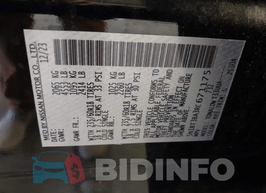 5N1BT3BA3RC671175 Photo# 9