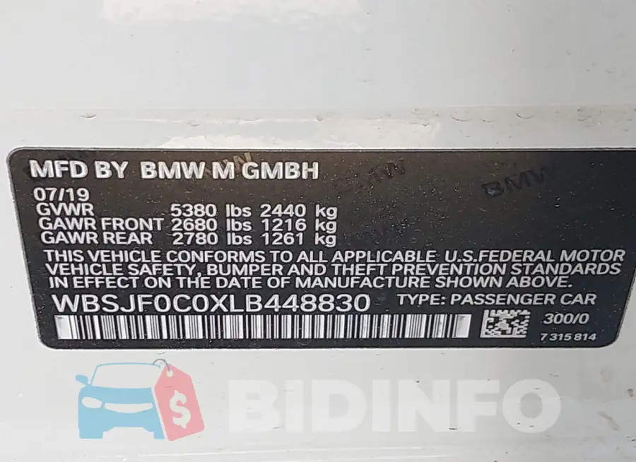WBSJF0C0XLB448830 Photo# 9