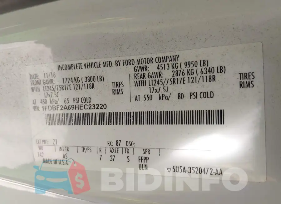 1FDBF2A69HEC23220 Photo# 7