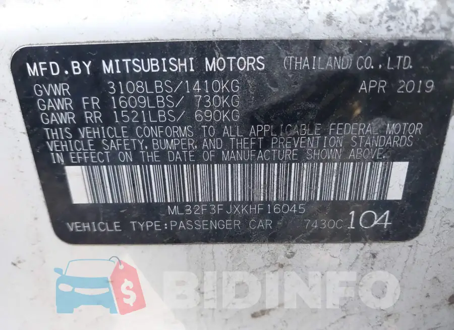 ML32F3FJXKHF16045 Photo# 9