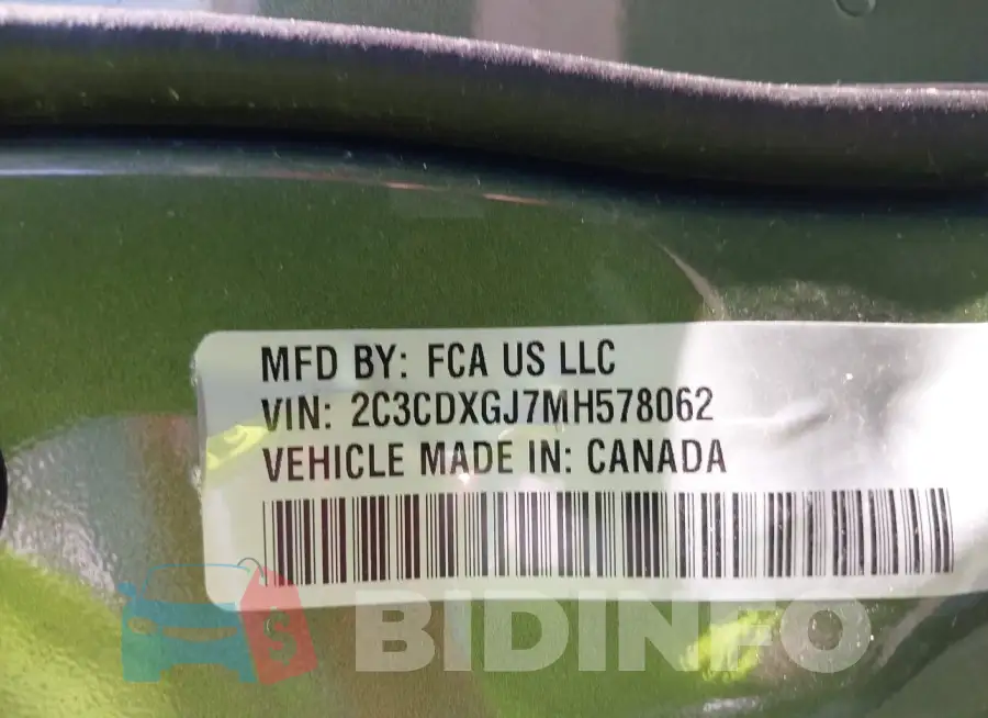 2C3CDXGJ7MH578062 Photo# 9