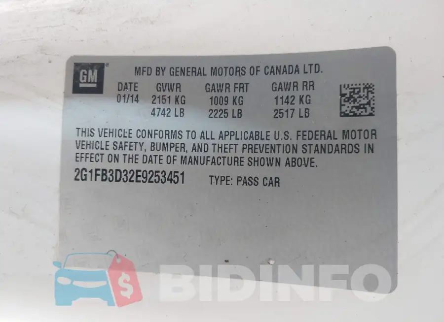 2G1FB3D32E9253451 Photo# 9