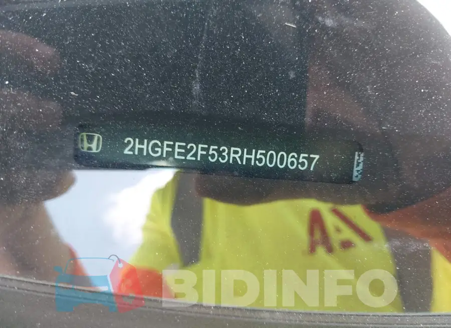 2HGFE2F53RH500657 Photo# 9