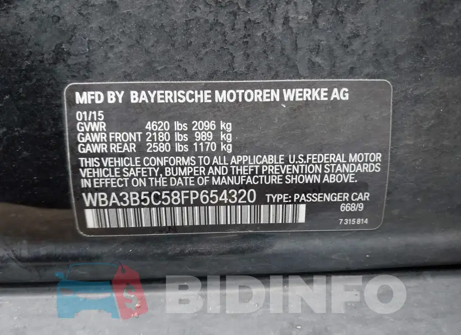 WBA3B5C58FP654320 Photo# 9
