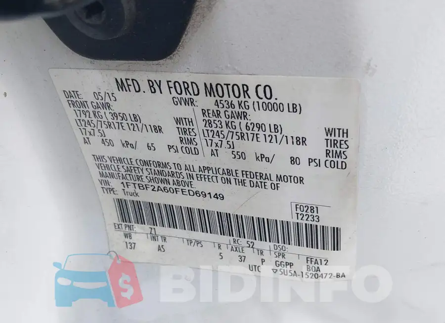 1FTBF2A60FED69149 Photo# 9