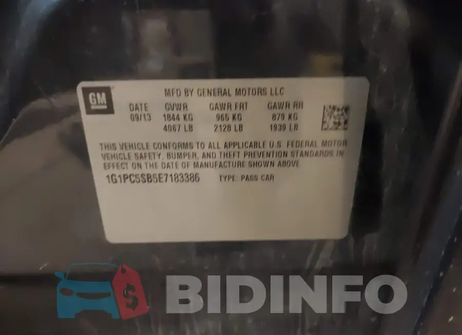 1G1PC5SB5E7183386 Photo# 9