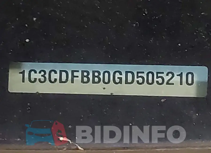 1C3CDFBB0GD505210 Photo# 9