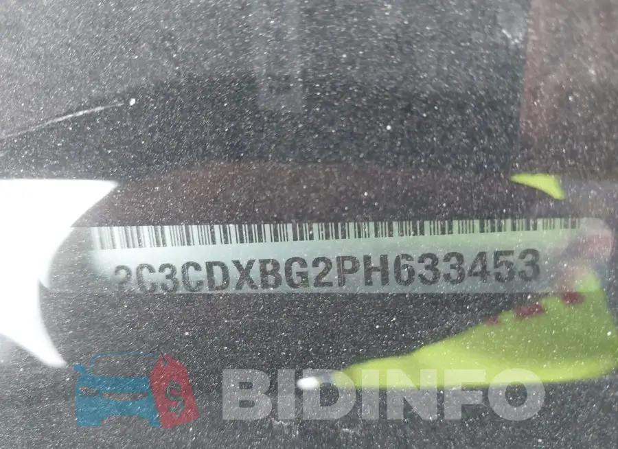 2C3CDXBG2PH633453 Photo# 9