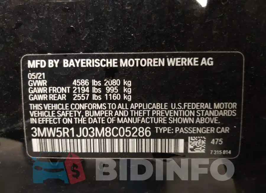3MW5R1J03M8C05286 Photo# 9