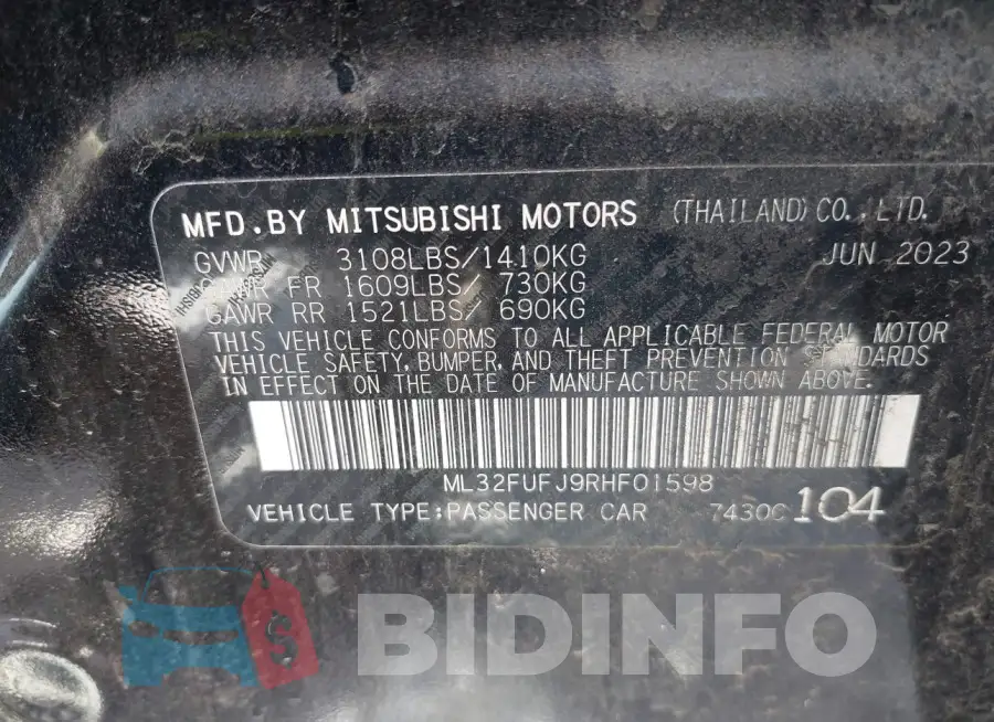 ML32FUFJ9RHF01598 Photo# 9