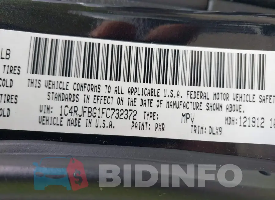 1C4RJFBG1FC732372 Photo# 9