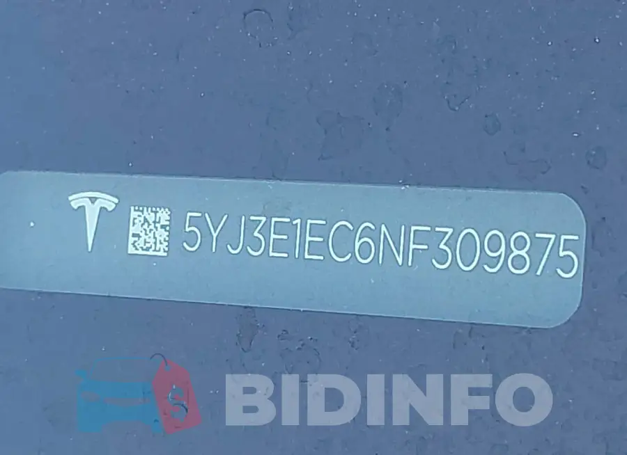 5YJ3E1EC6NF309875 Photo# 9