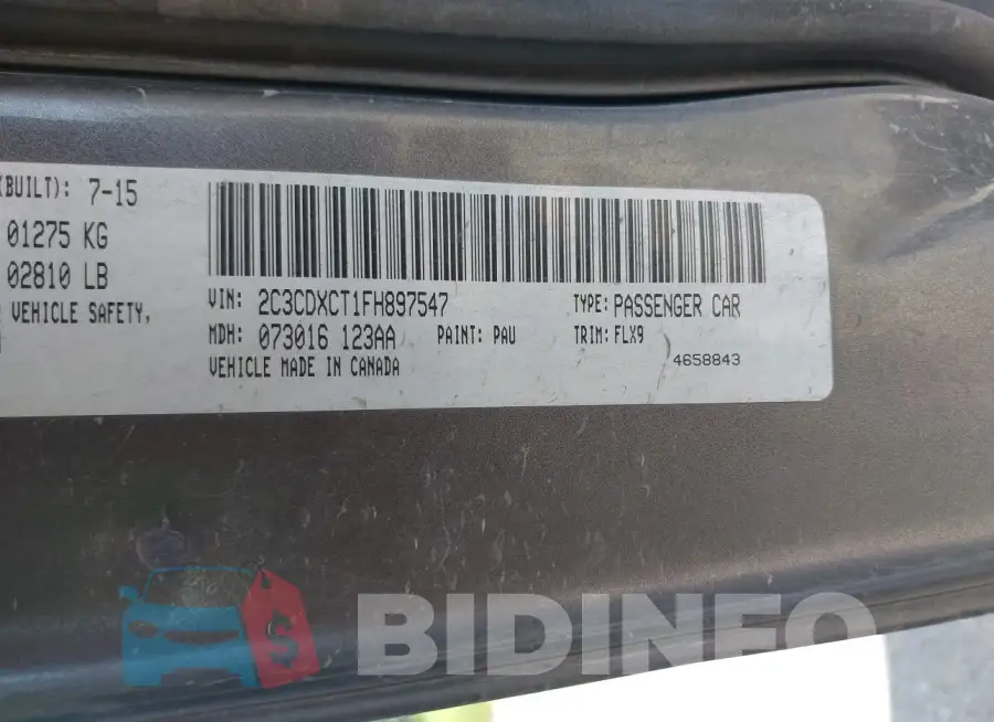 2C3CDXCT1FH897547 Photo# 9