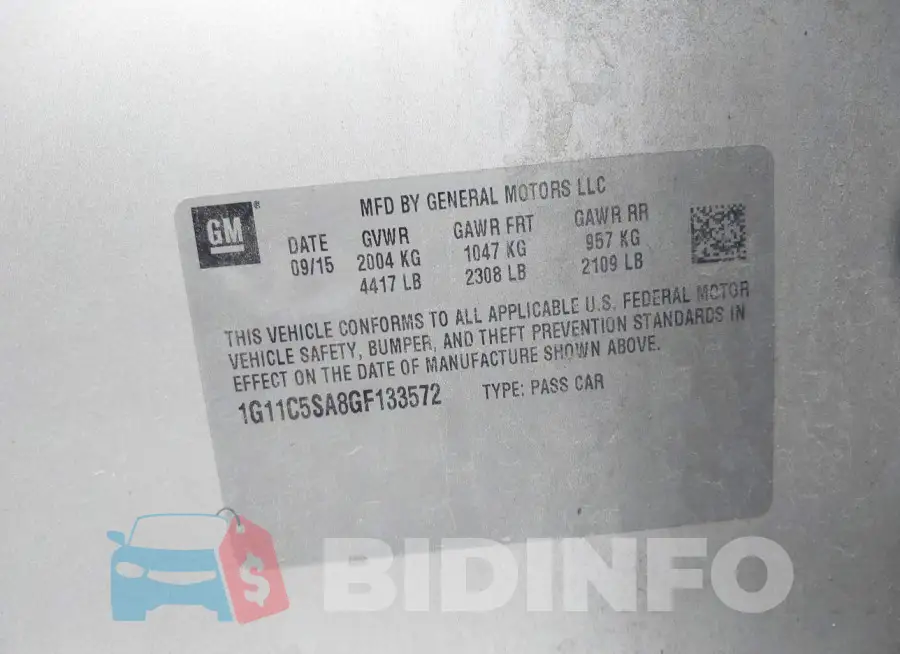 1G11C5SA8GF133572 Photo# 9
