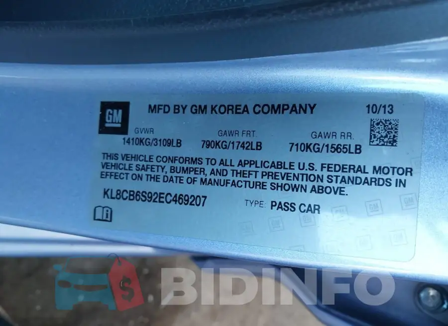 KL8CB6S92EC469207 Photo# 9