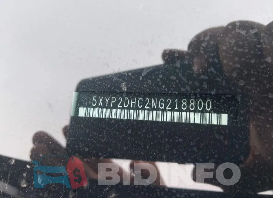 5XYP2DHC2NG218800 Photo# 9