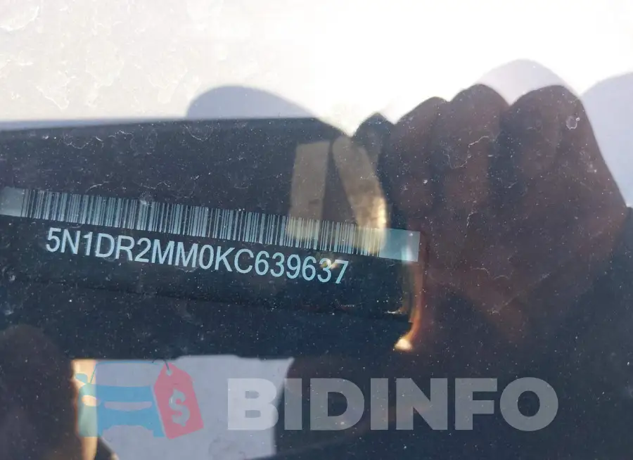 5N1DR2MM0KC639637 Photo# 9
