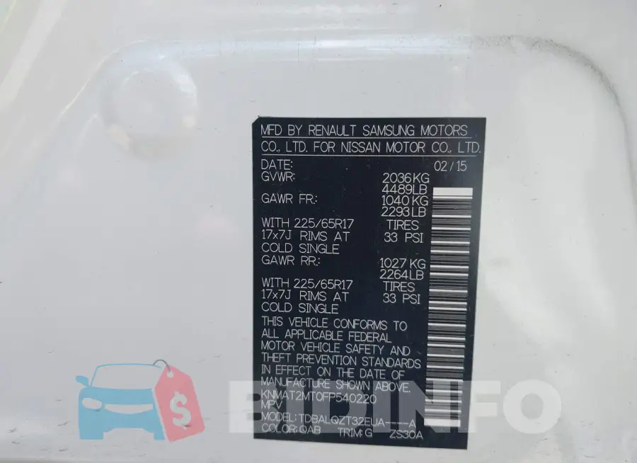 KNMAT2MT0FP540220 Photo# 9