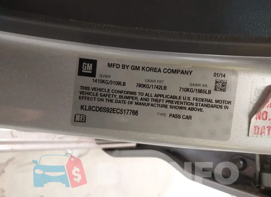 KL8CD6S92EC517766 Photo# 9