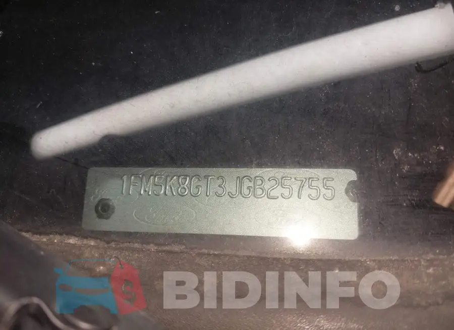 1FM5K8GT3JGB25755 Photo# 18