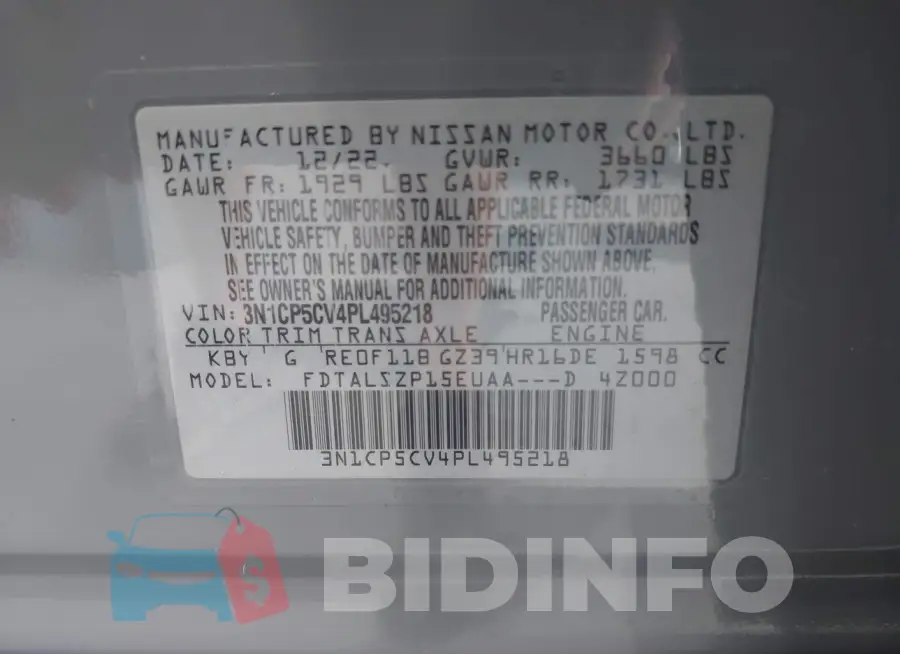 3N1CP5CV4PL495218 Photo# 9