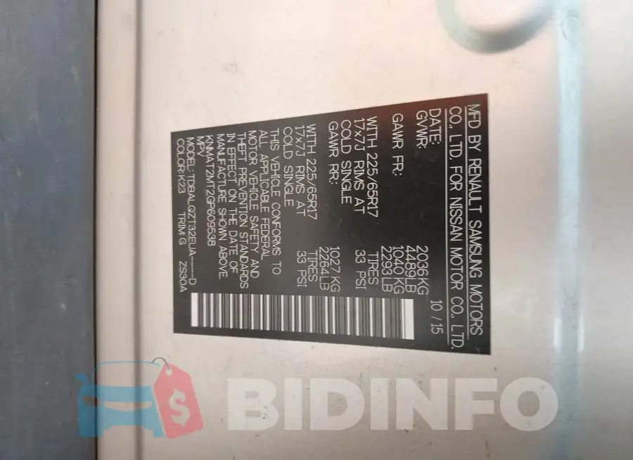 KNMAT2MT2GP609538 Photo# 9
