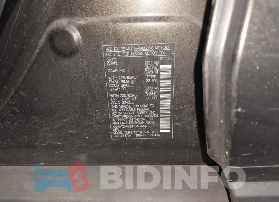 KNMAT2MV3GP640444 Photo# 9